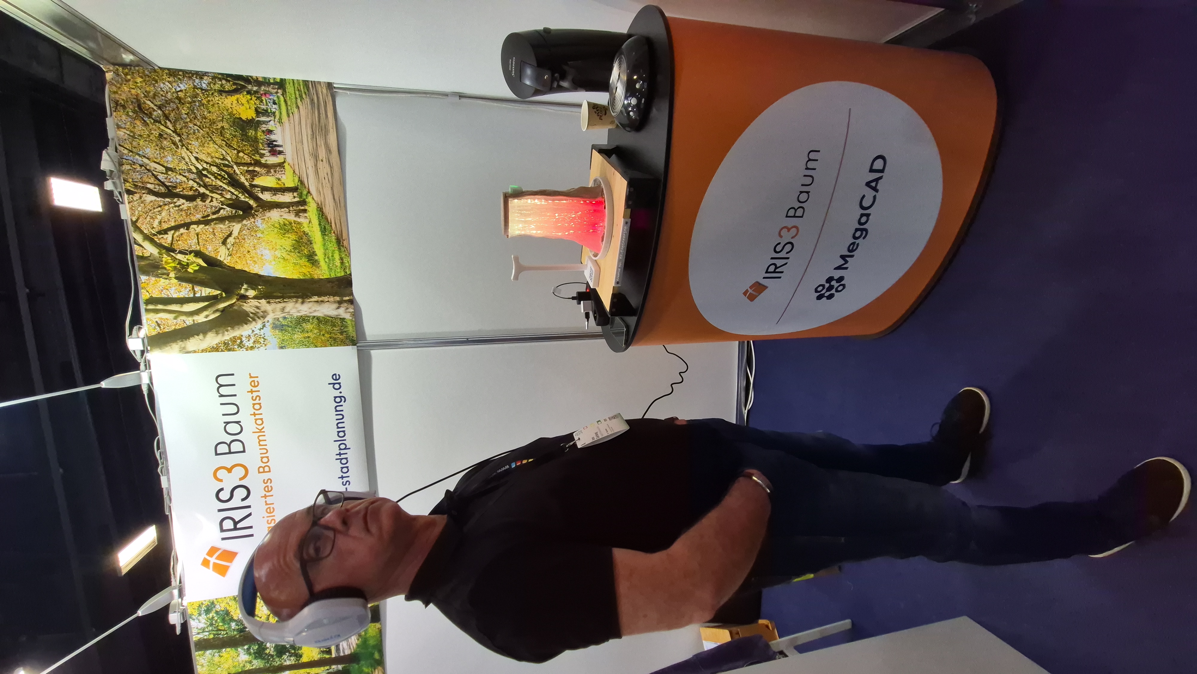On show at the IRIS3 Baum Â· MegaCAD stand